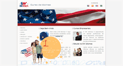 Desktop Screenshot of cursoswidiomas.com.br