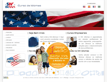 Tablet Screenshot of cursoswidiomas.com.br